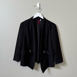 Love Scarlett (NWOT) black open front women’s blazer jacket